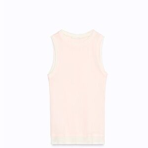 Zara Double Layer Tee in Pastel Pink